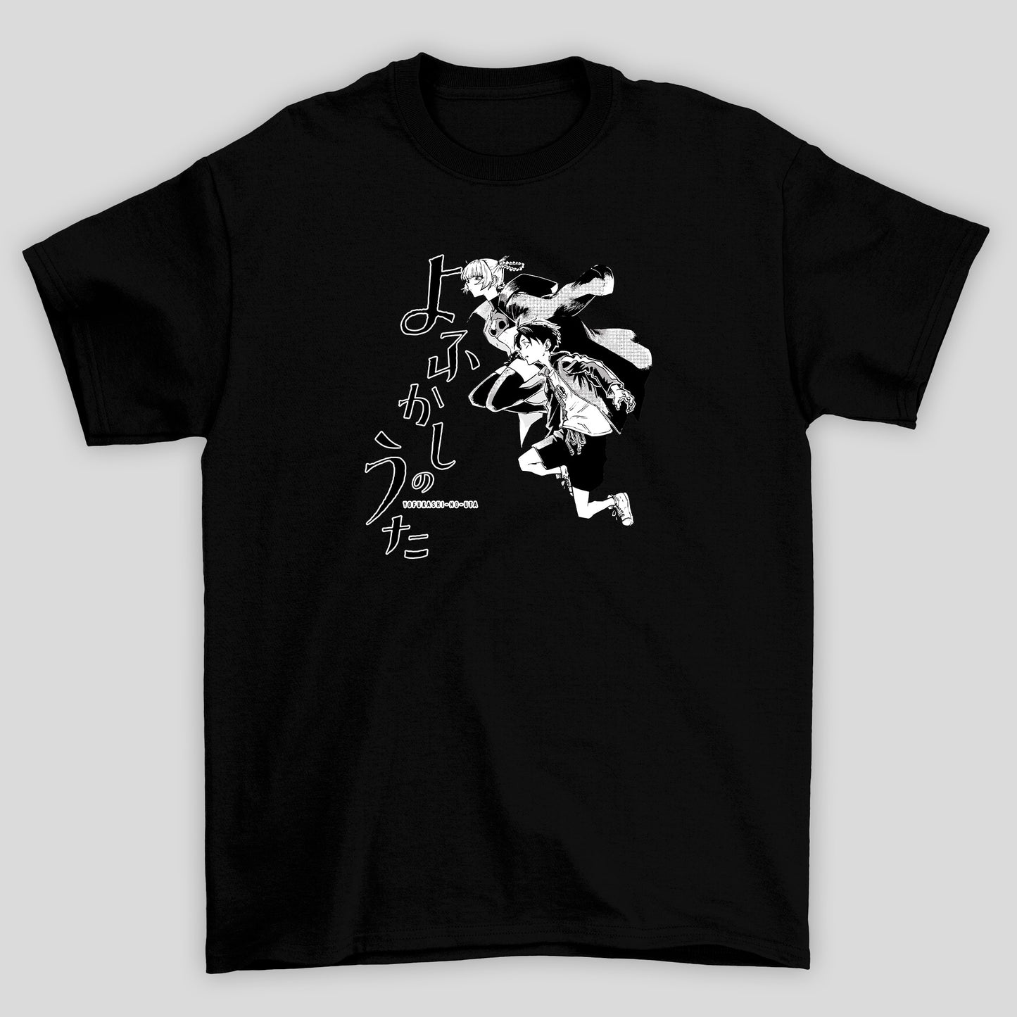 Camiseta Básica Unissex Yofukashi No Uta Nazuna Nanakusa Kanji Manga