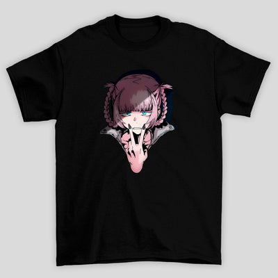 Camiseta Básica Unissex Yofukashi No Uta Nazuna Nanakusa Rosto V