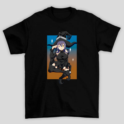 Camiseta Básica Unissex Soul Eater Bruxa Degrade