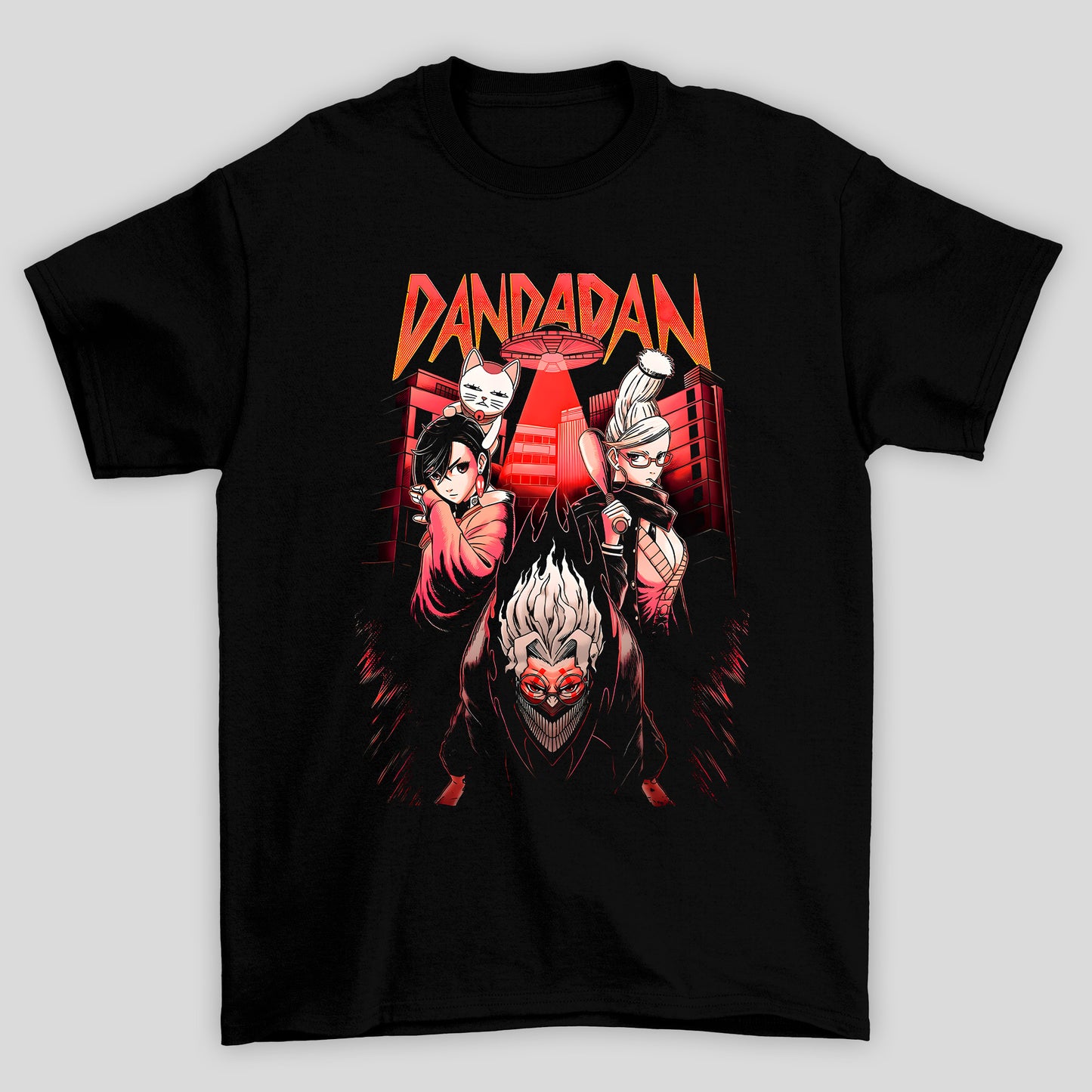 Camiseta Básica Unissex Dandadan Momo Seiko Okarun