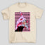 Camiseta Básica Unissex 001 Pink Evangelion
