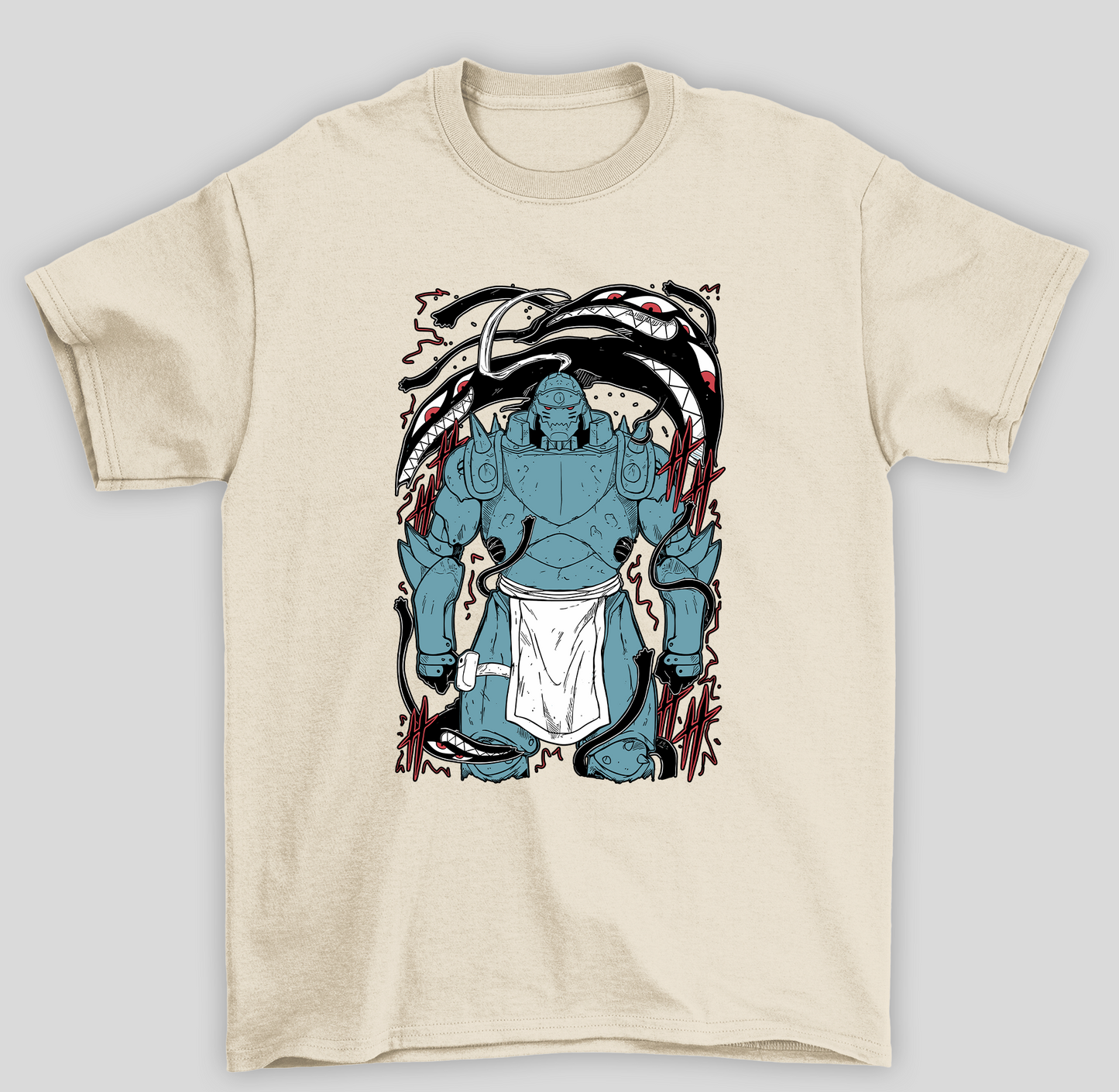 Camiseta Básica Unissex Fullmetal Alchemist Don't Forget- pérola