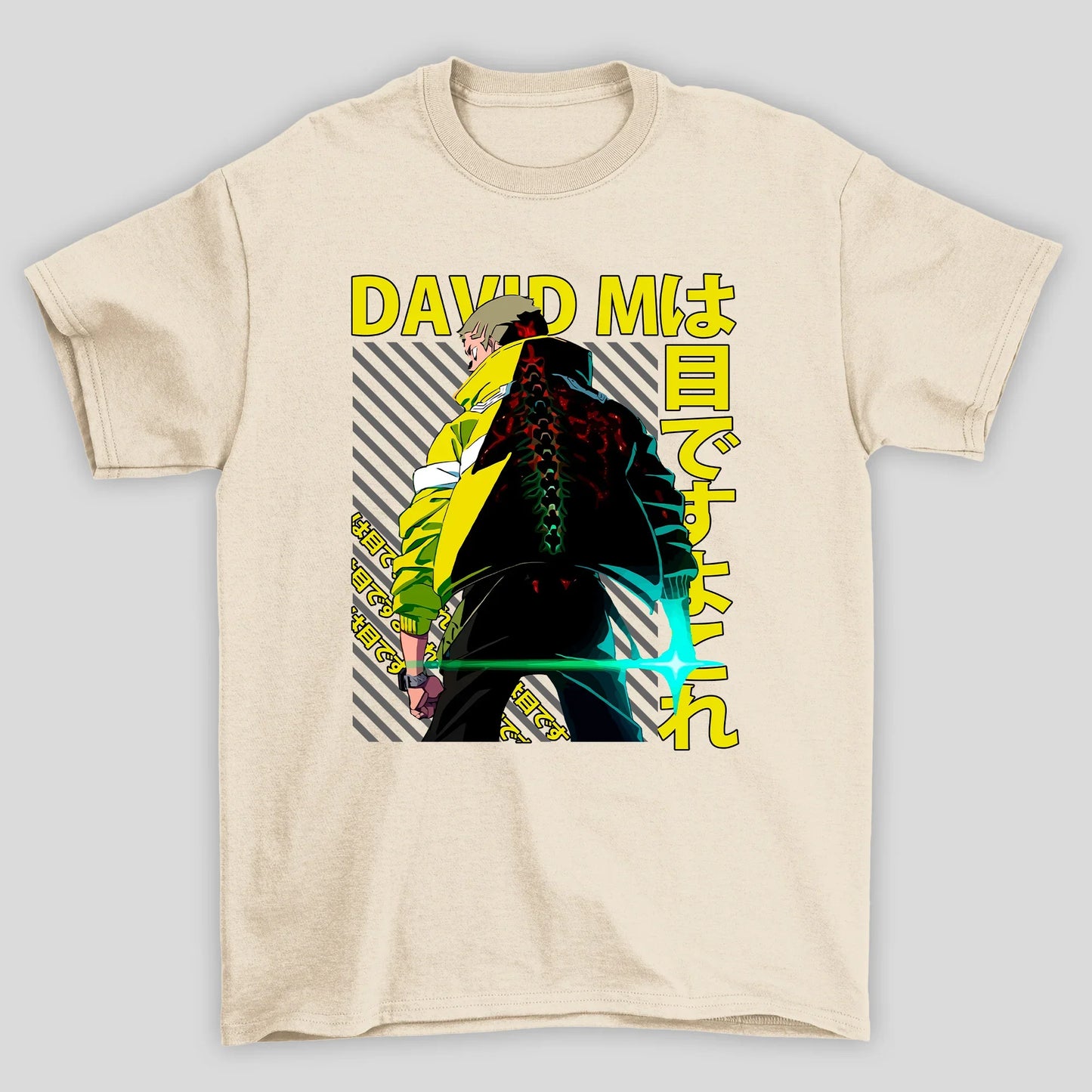 Camiseta Básica Unissex David Cyberpunk