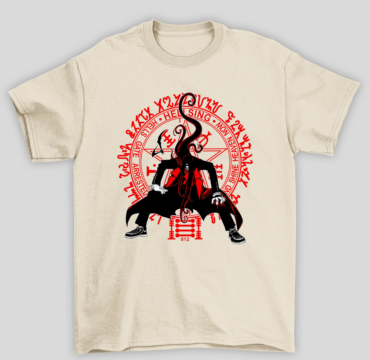 Camiseta Básica Unissex Anime Hellsing Ultimate Terror
