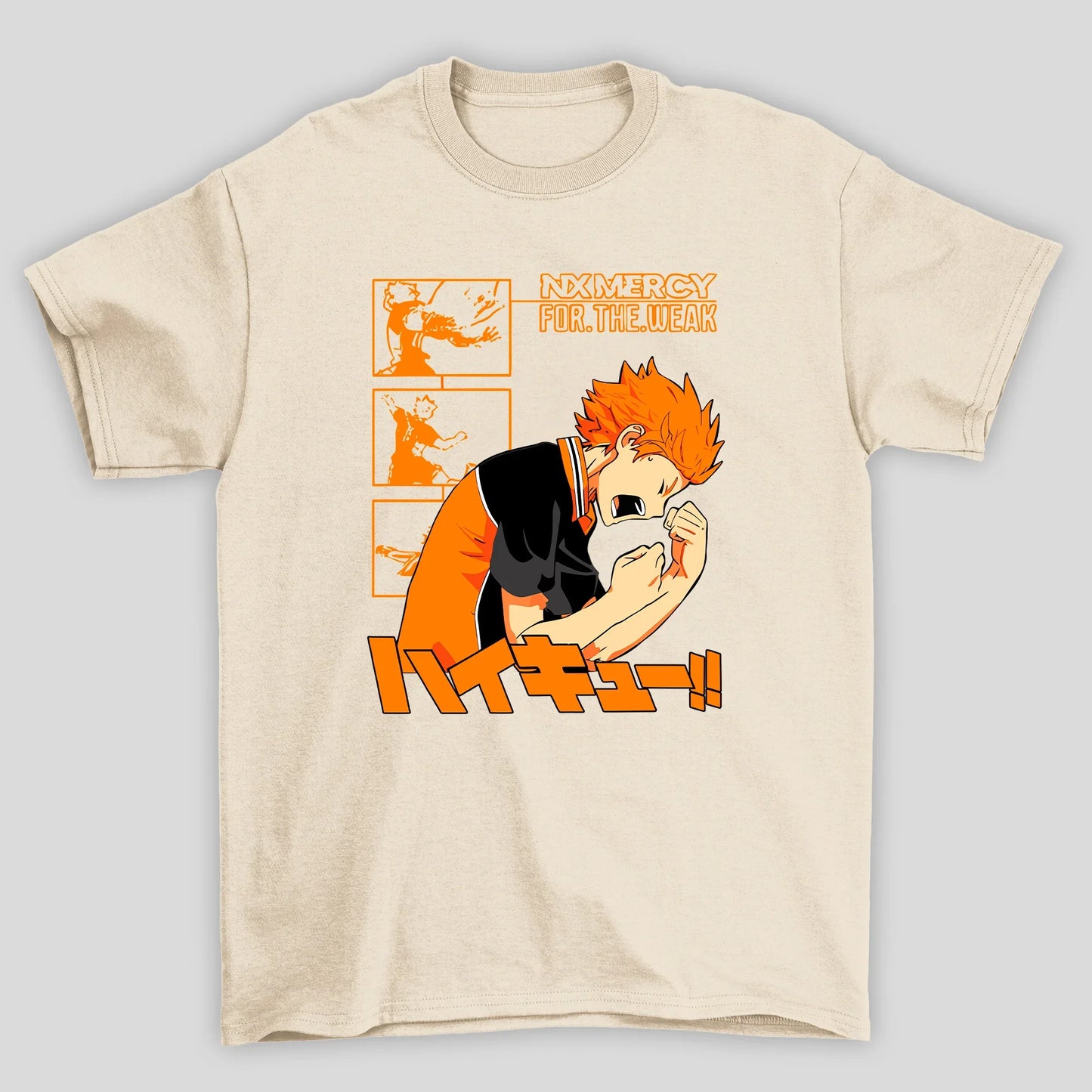 Camiseta Básica Unissex Hinata No Mercy Haikyuu