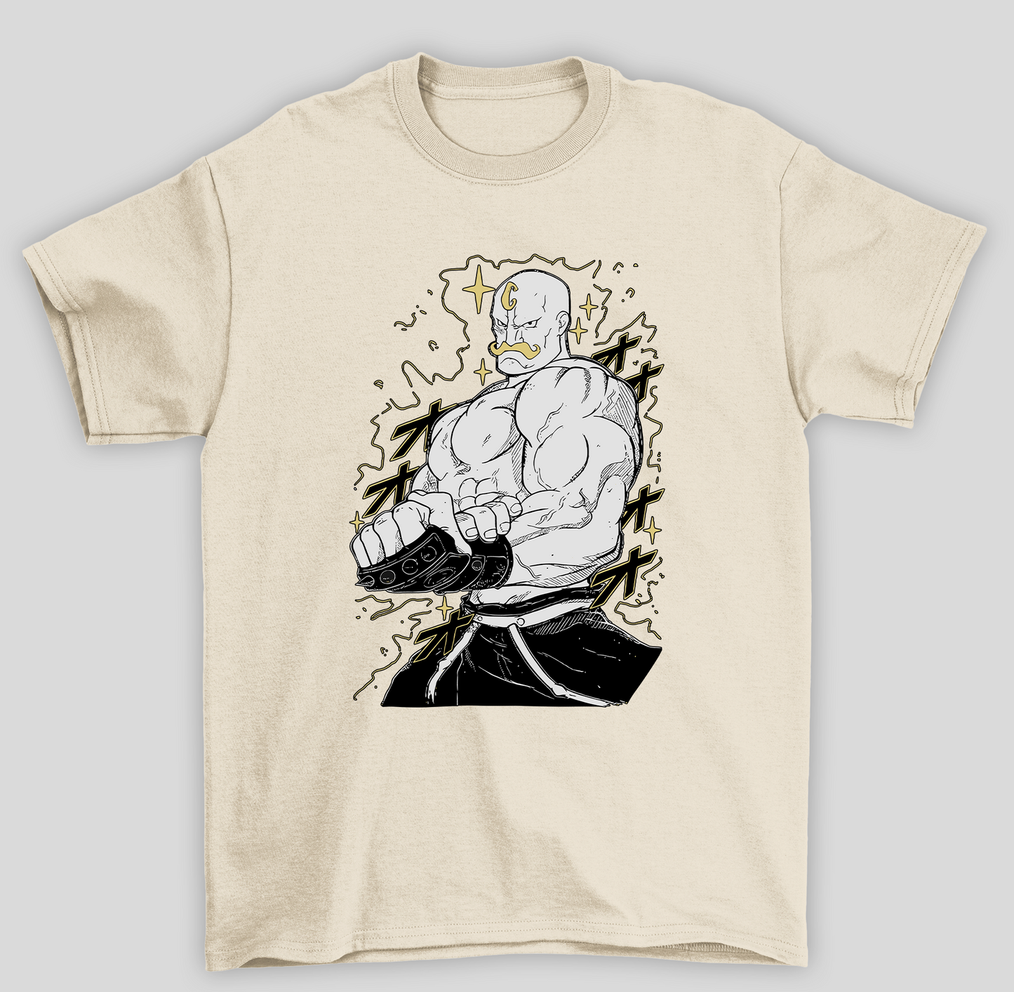 Camiseta Básica Unissex Fullmetal Alchemist Alex Louis Armstrong