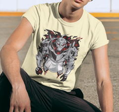 Camiseta Básica Unissex Fullmetal Alchemist Evil Alphonse