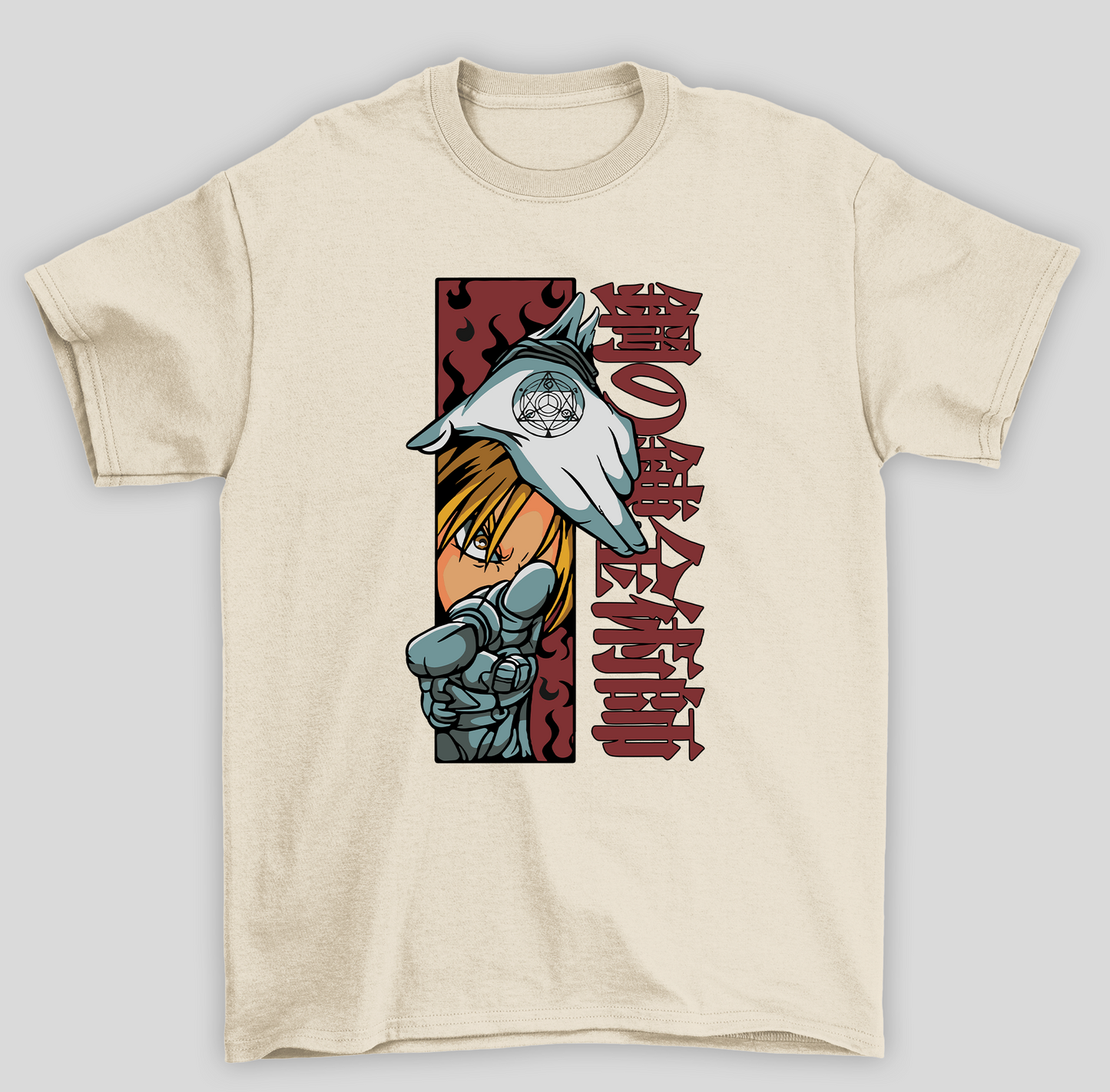 Camiseta Básica Unissex Fullmetal Alchemist 	Edward Elric