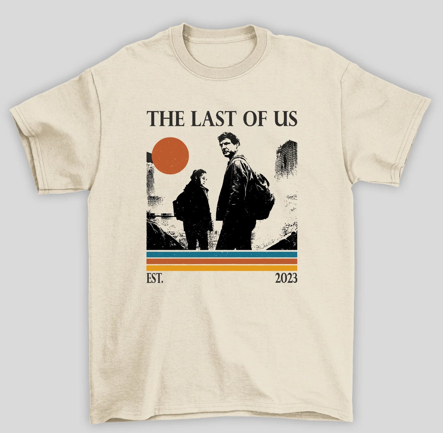 Camiseta Básica Unissex The Last Of Us Vintage