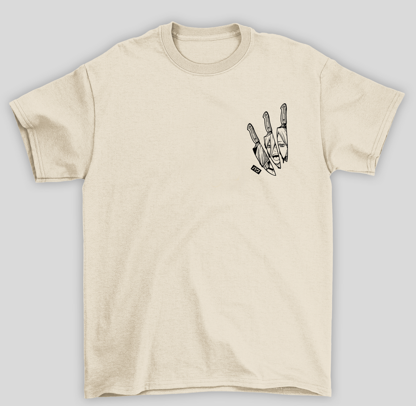 Camiseta Básica Unissex Chainsaw Man Faca Power