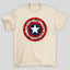 Camiseta Básica Unissex Capitão América Escudo