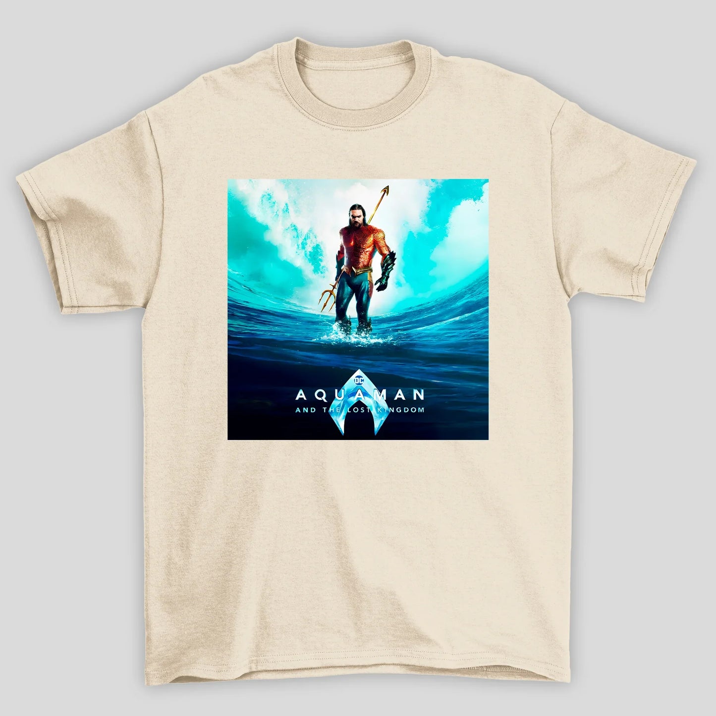 Camiseta Básica Unissex Aquaman Poster