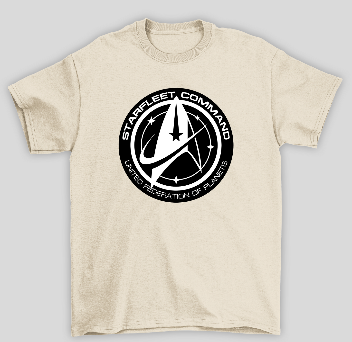 Camiseta Básica Unissex Star Trek Logo Starfleet Command