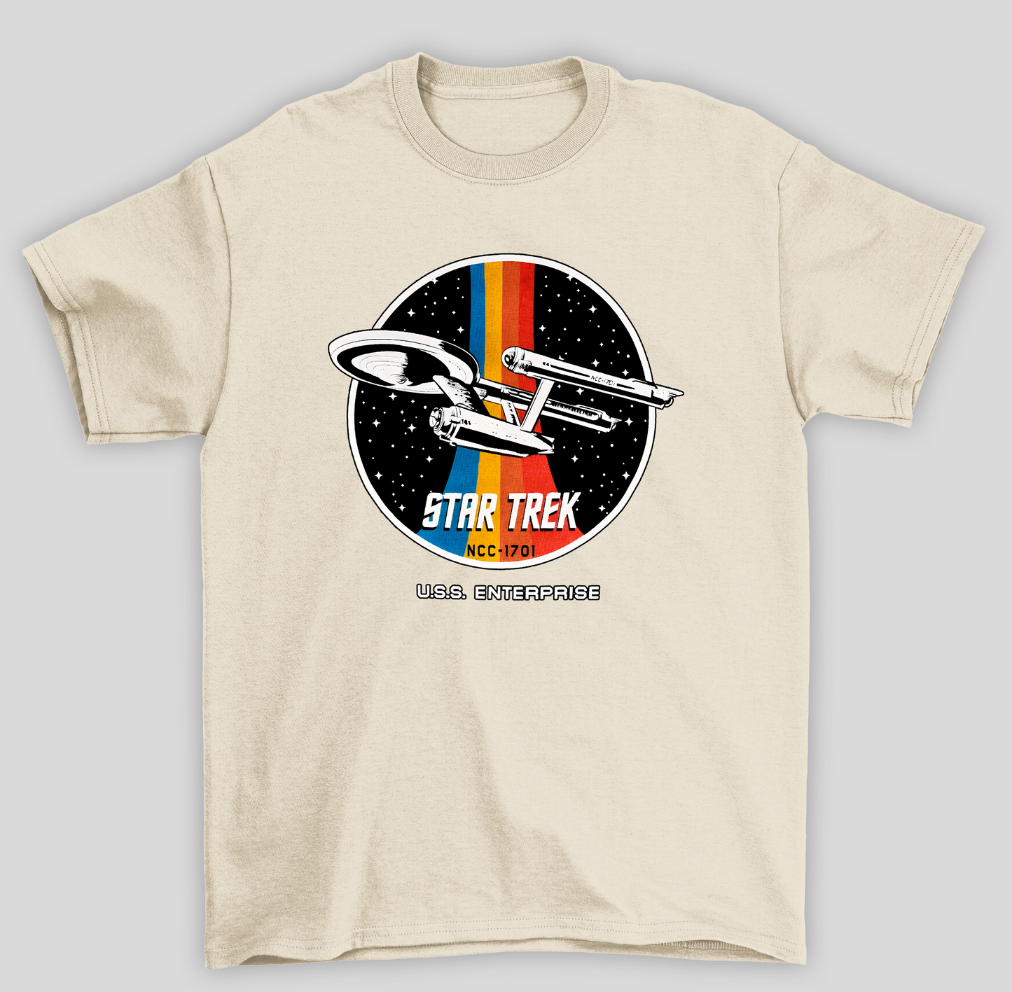 Camiseta Básica Unissex Star Trek Nave NCC-1701