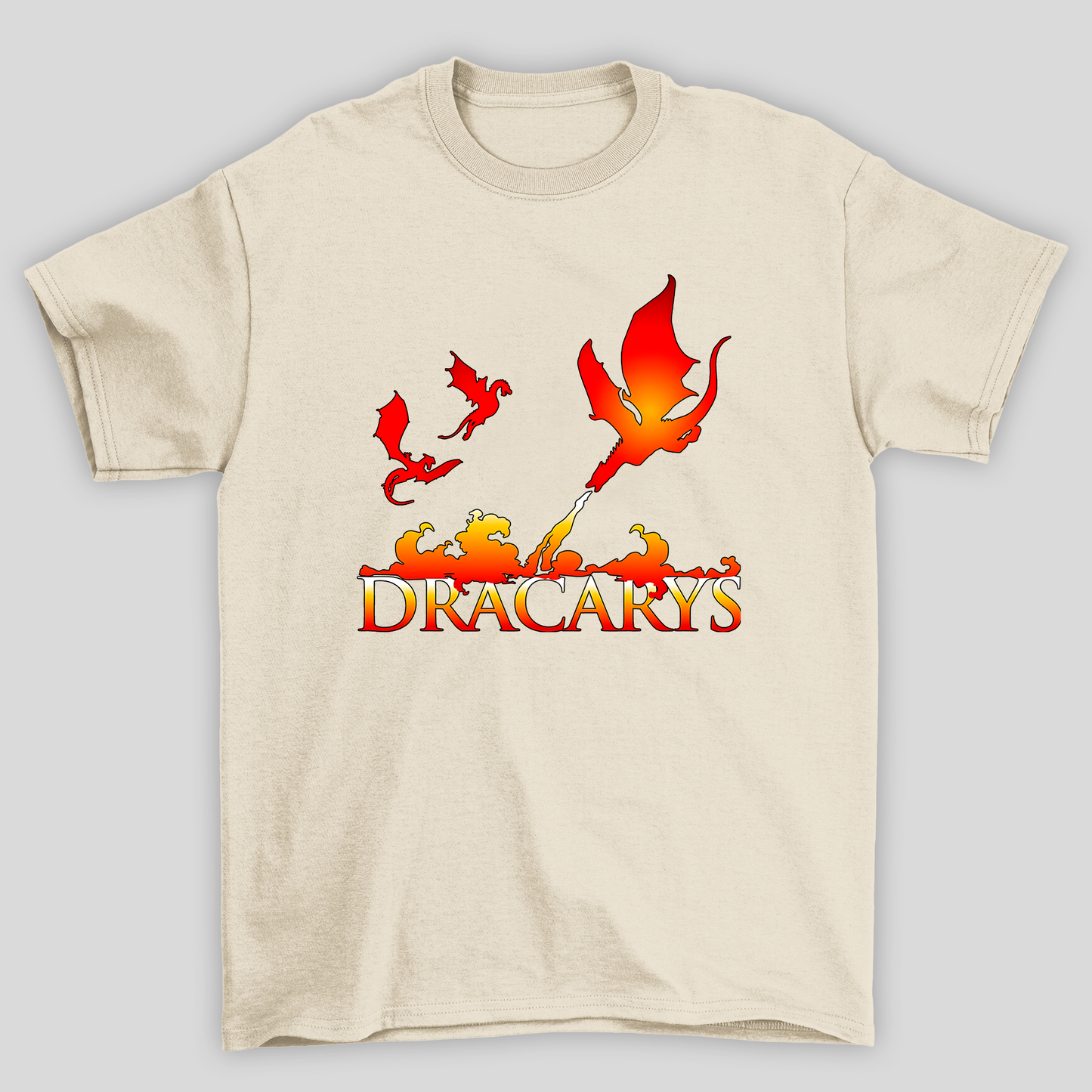 Camiseta Básica Unissex Dracarys Dragoes Game Of Thrones