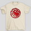 Camiseta Básica Unissex Brasão Targaryen Game Of Thrones