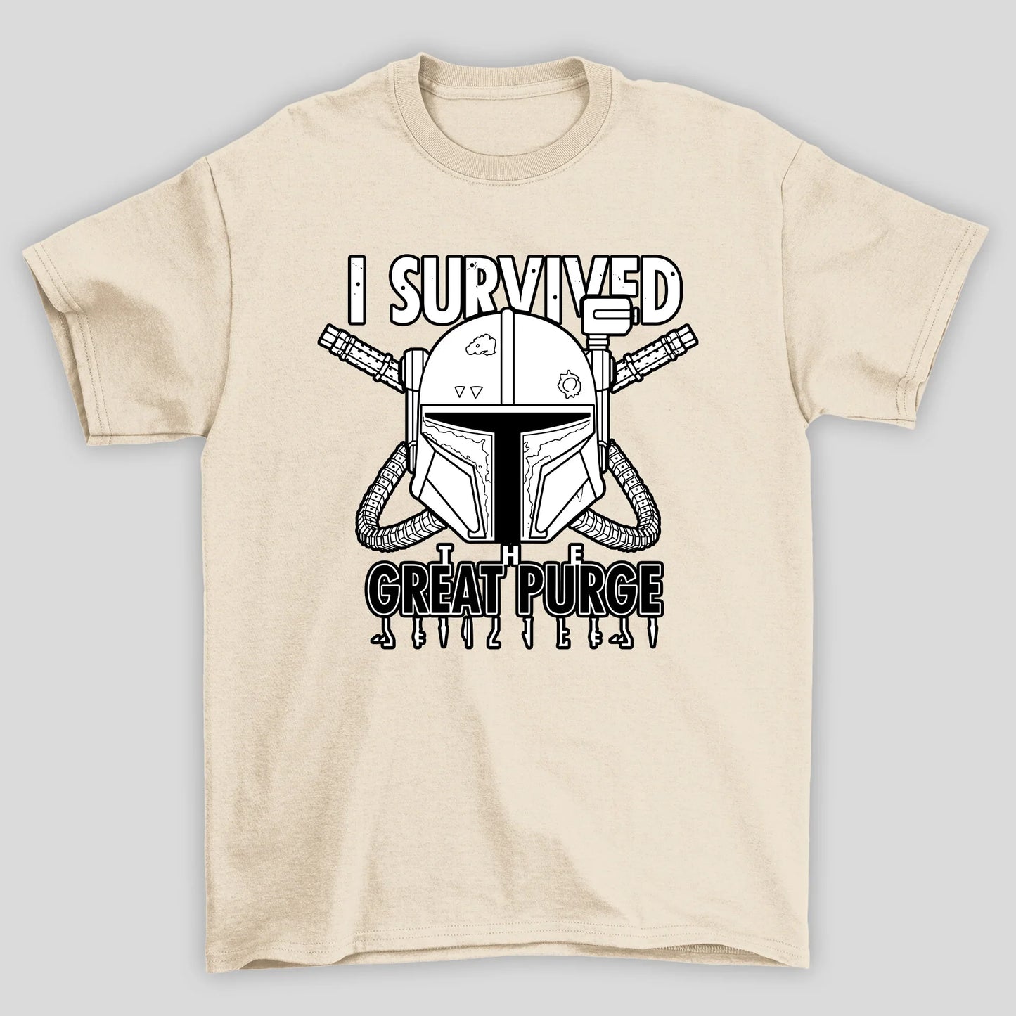 Camiseta Básica Unissex I Survived The Great Purge Mandalorian