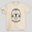 Camiseta Básica The Mandalorian Capacete Listras