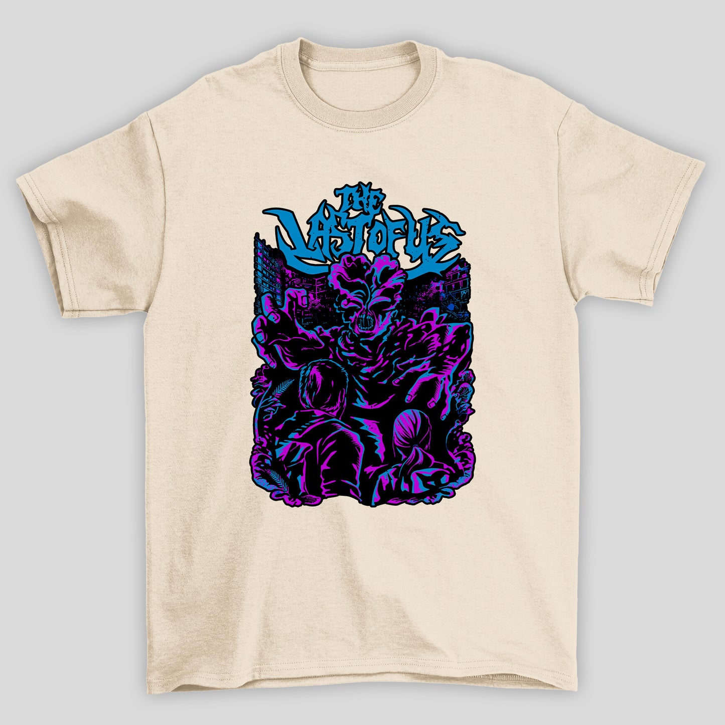 Camiseta Básica Unissex The Last Of Us Ellie Joel Zumbi