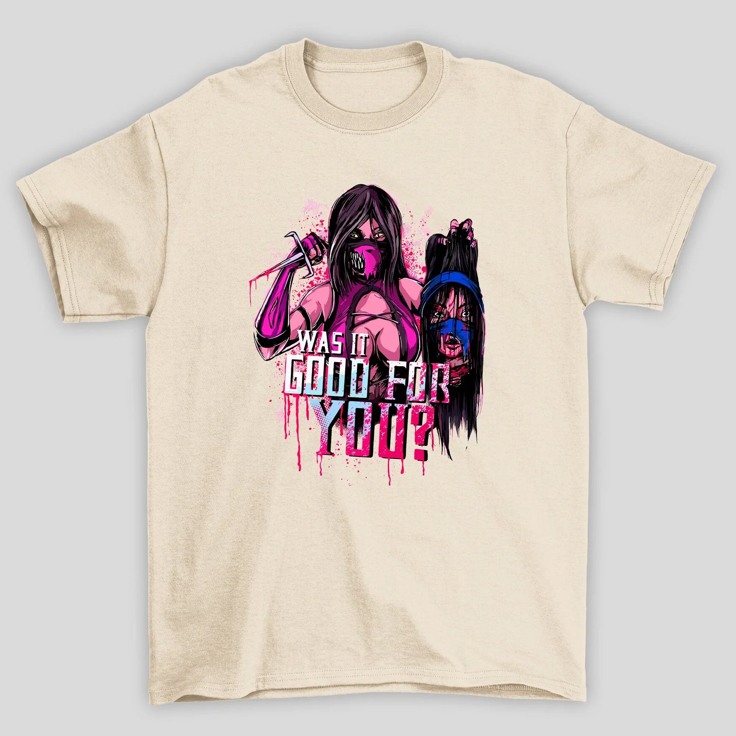 Camiseta Básica Unissex Mortal Kombat Milena Cabeça