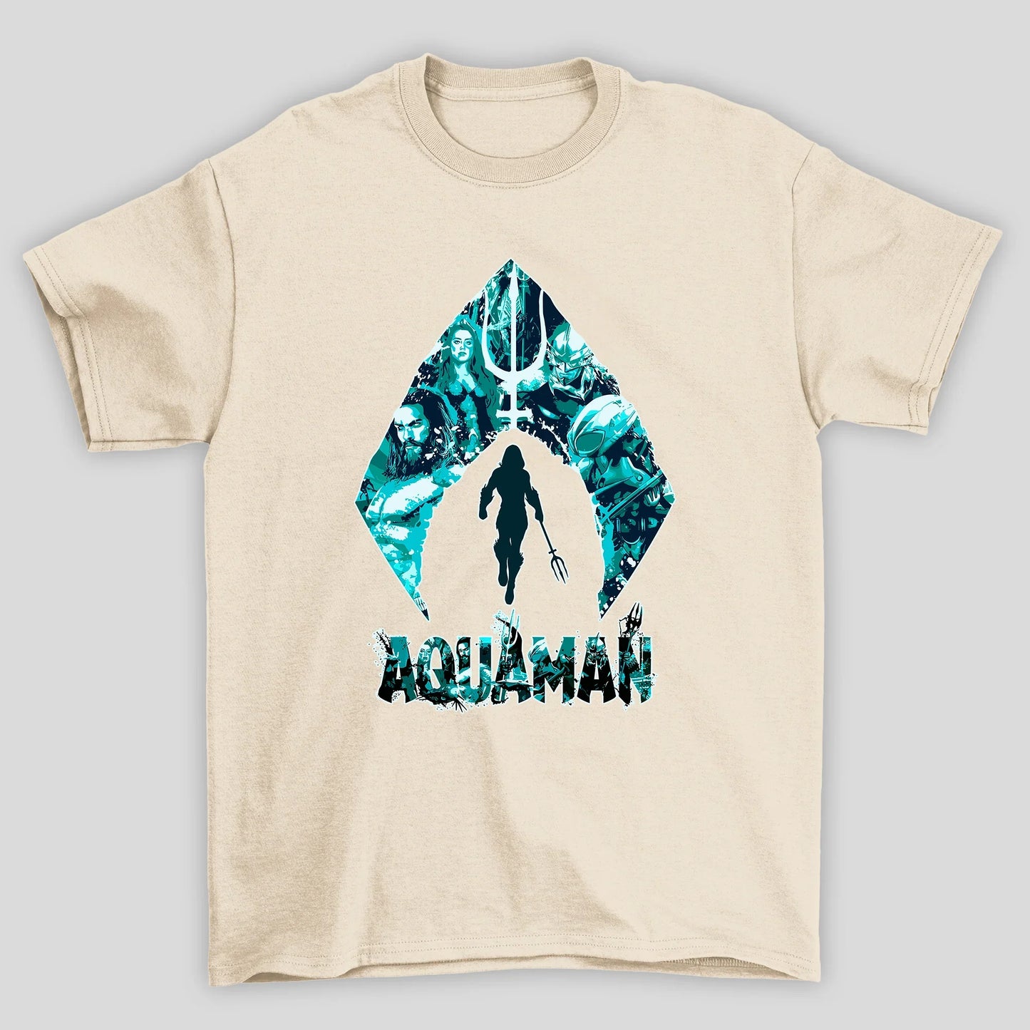 Camiseta Básica Unissex Poster Aquaman