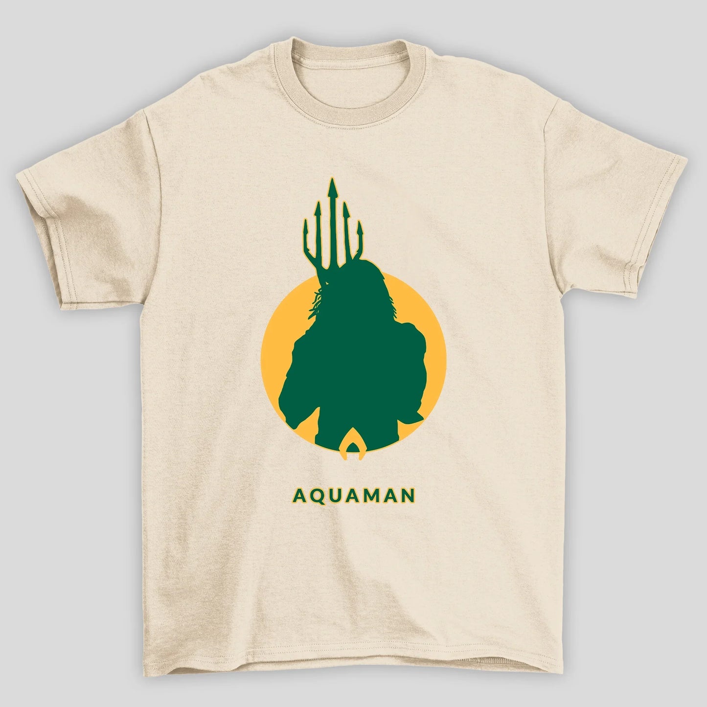 Camiseta Básica Unissex Silhueta Aquaman