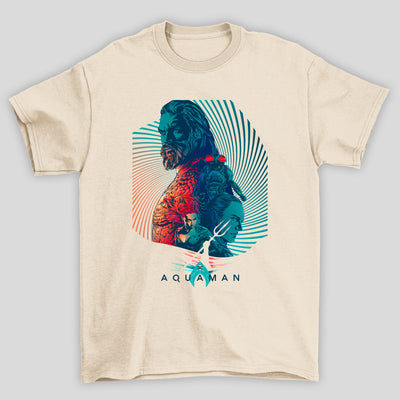 Camiseta Básica Unissex RTE Poster Aquaman