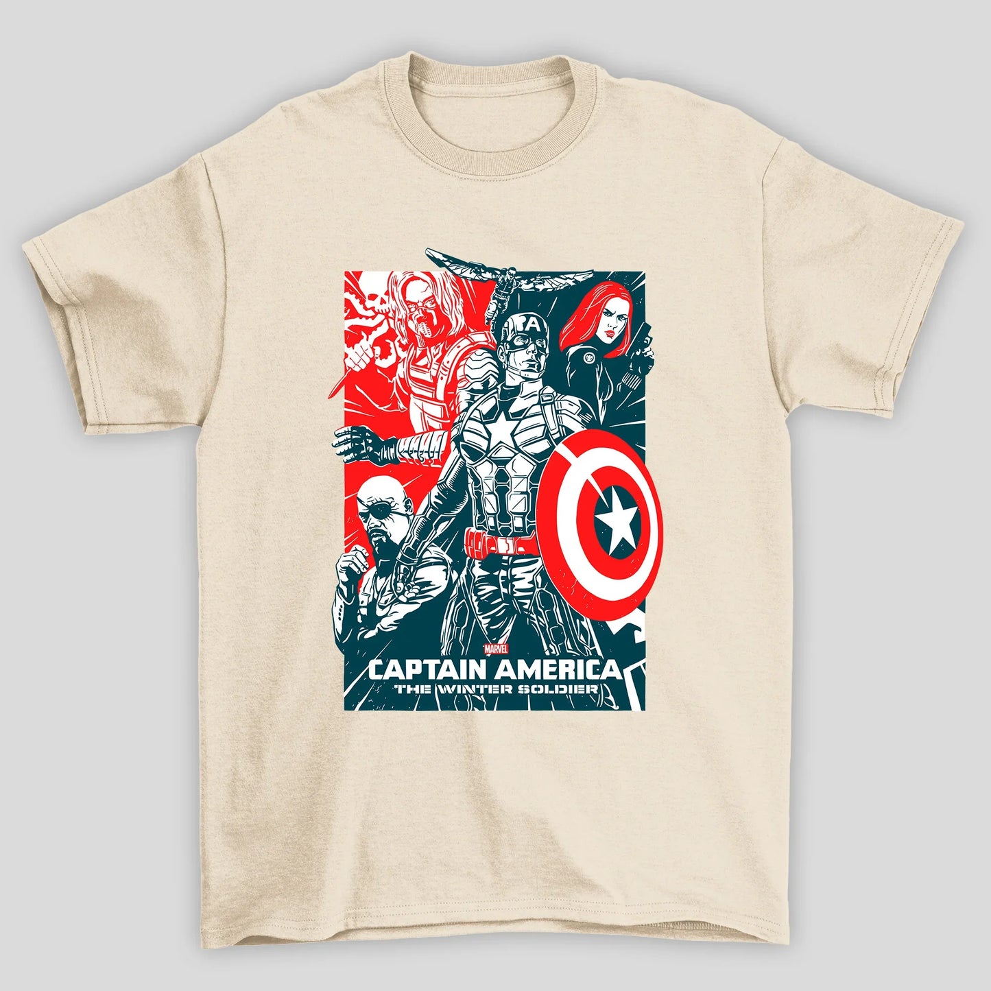 Camiseta Básica Unissex The Winter Soldier Capitao America