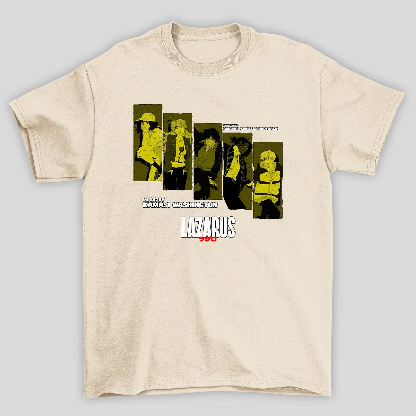 Camiseta Básica Unissex Personagens Amarelo Lazarus