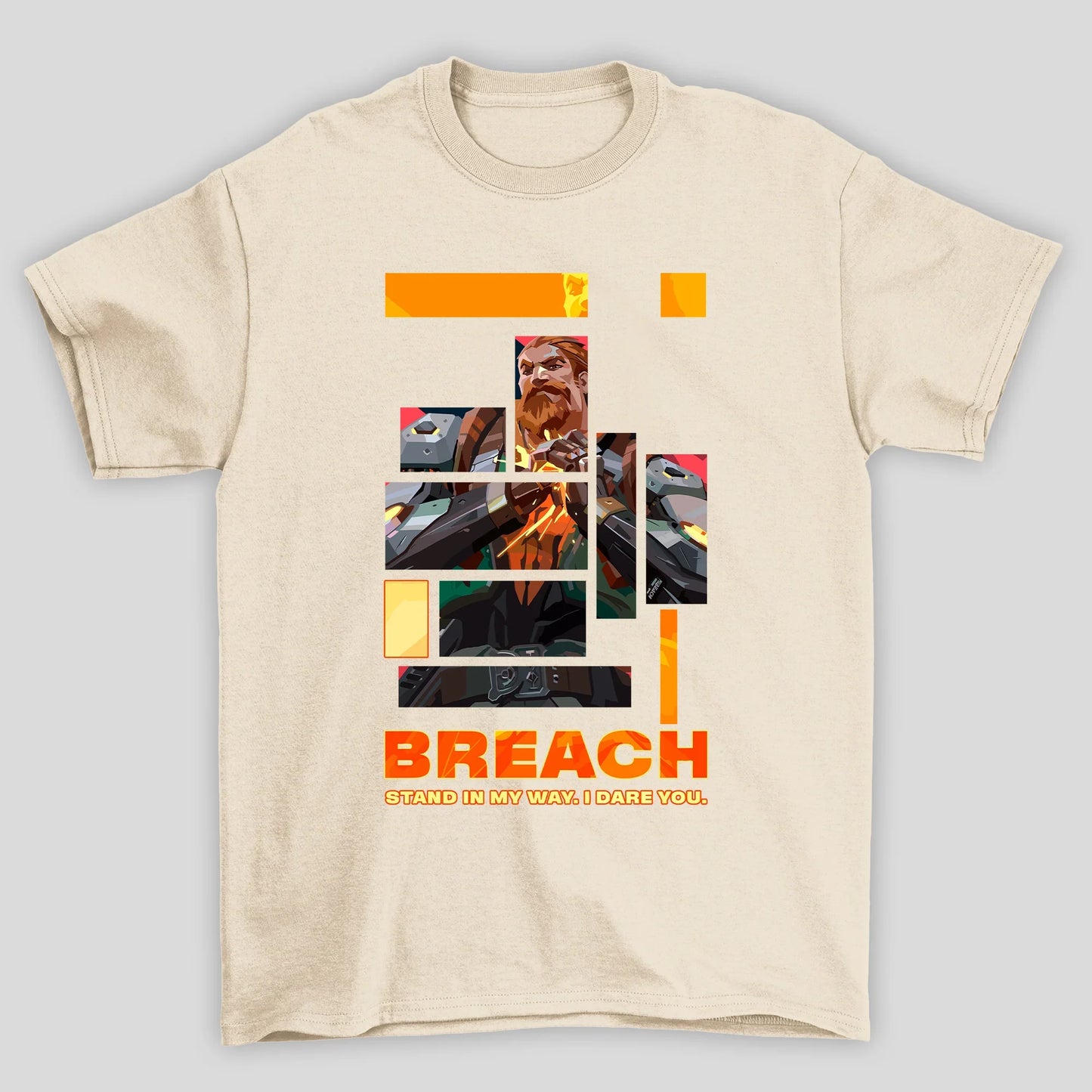 Camiseta Básica Unissex Breach Quadrados Valorant