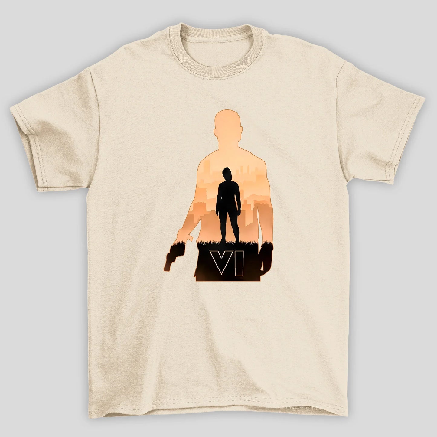 Camiseta Básica Unissex GTA Silhueta