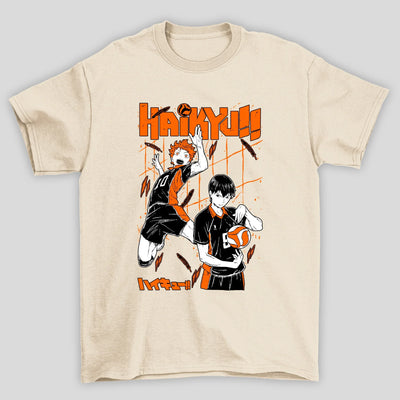 Camiseta Básica Unissex Kageyama Hinata Haikyuu