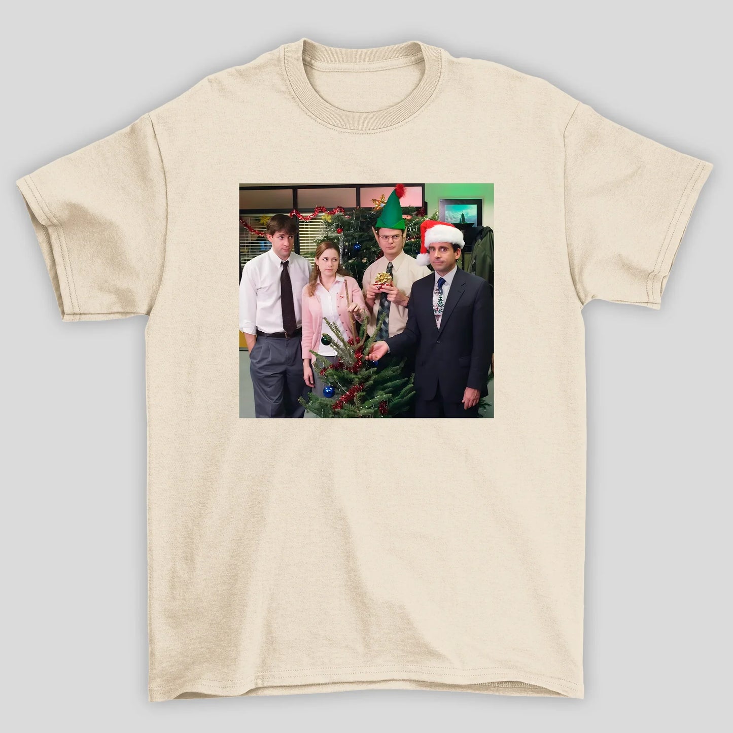 Camiseta Básica Unissex The Office Meme Natal