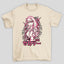 Camiseta Básica Unissex Zero Two Kanji Flores Darling In The Franxx