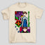Camiseta Básica Unissex Shinji EVA01 Kanji Evangelion