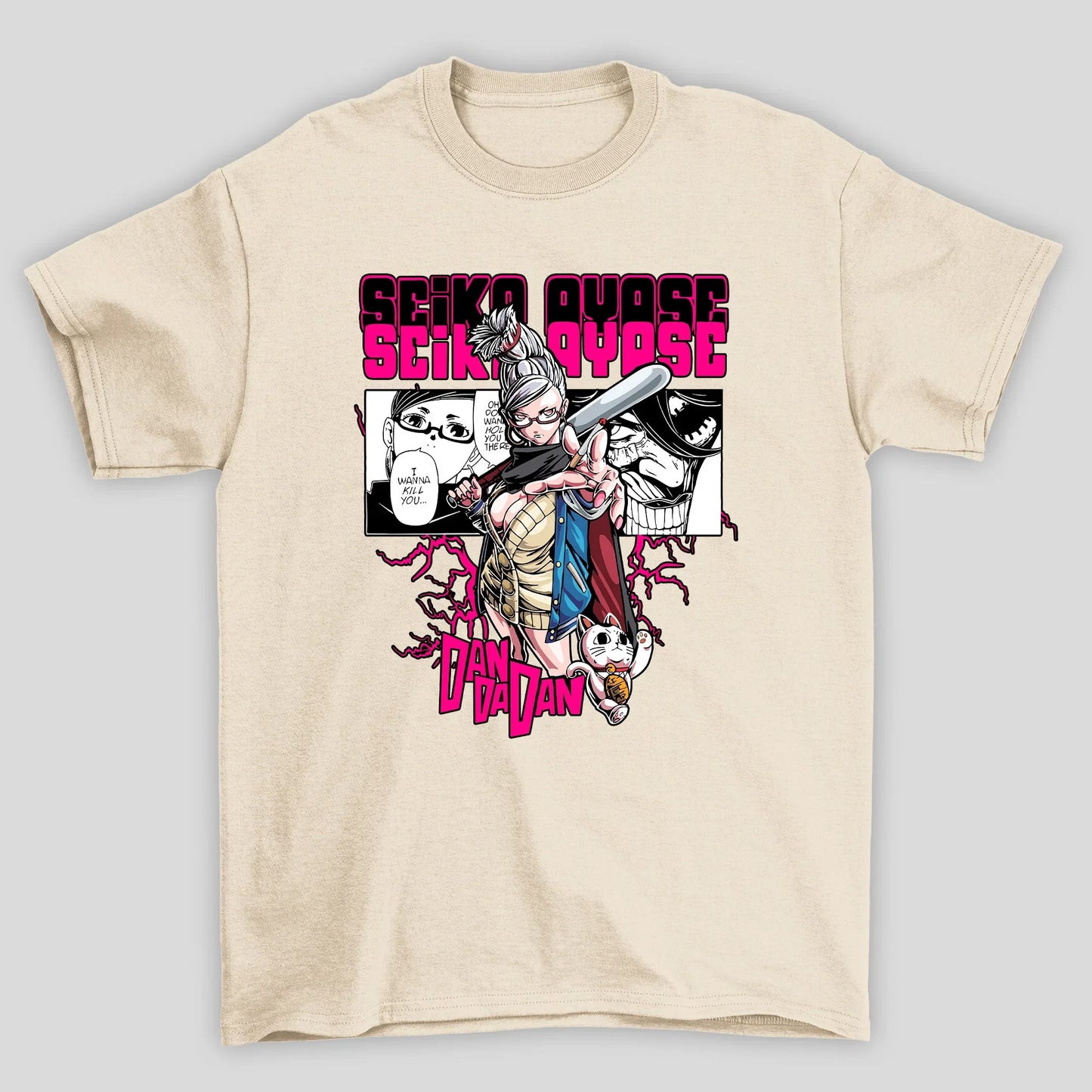 Camiseta Básica Unissex Seiko Ayase Velha Turbo Dandadan