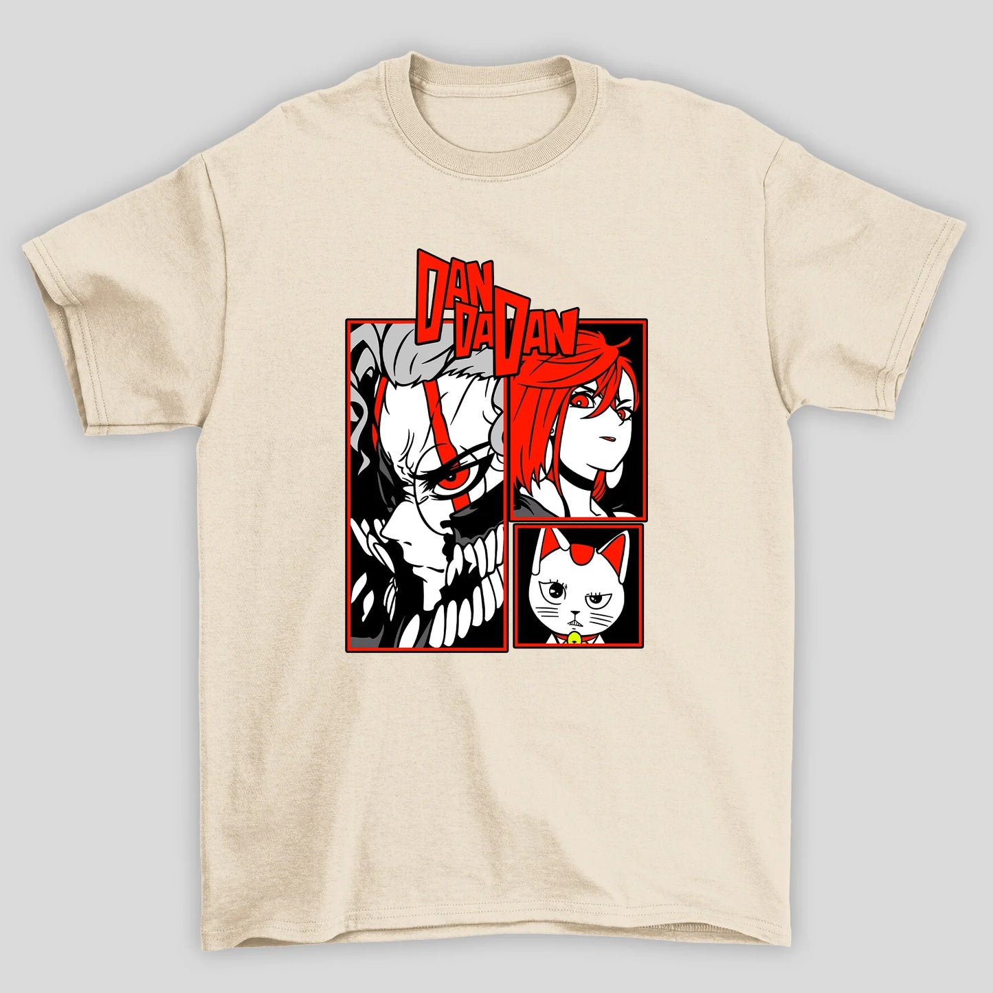 Camiseta Básica Unissex Momo Okarun Velha Turbo Dandadan