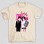 Camiseta Básica Unissex Okarun e Momo Ayase Manga Dandadan
