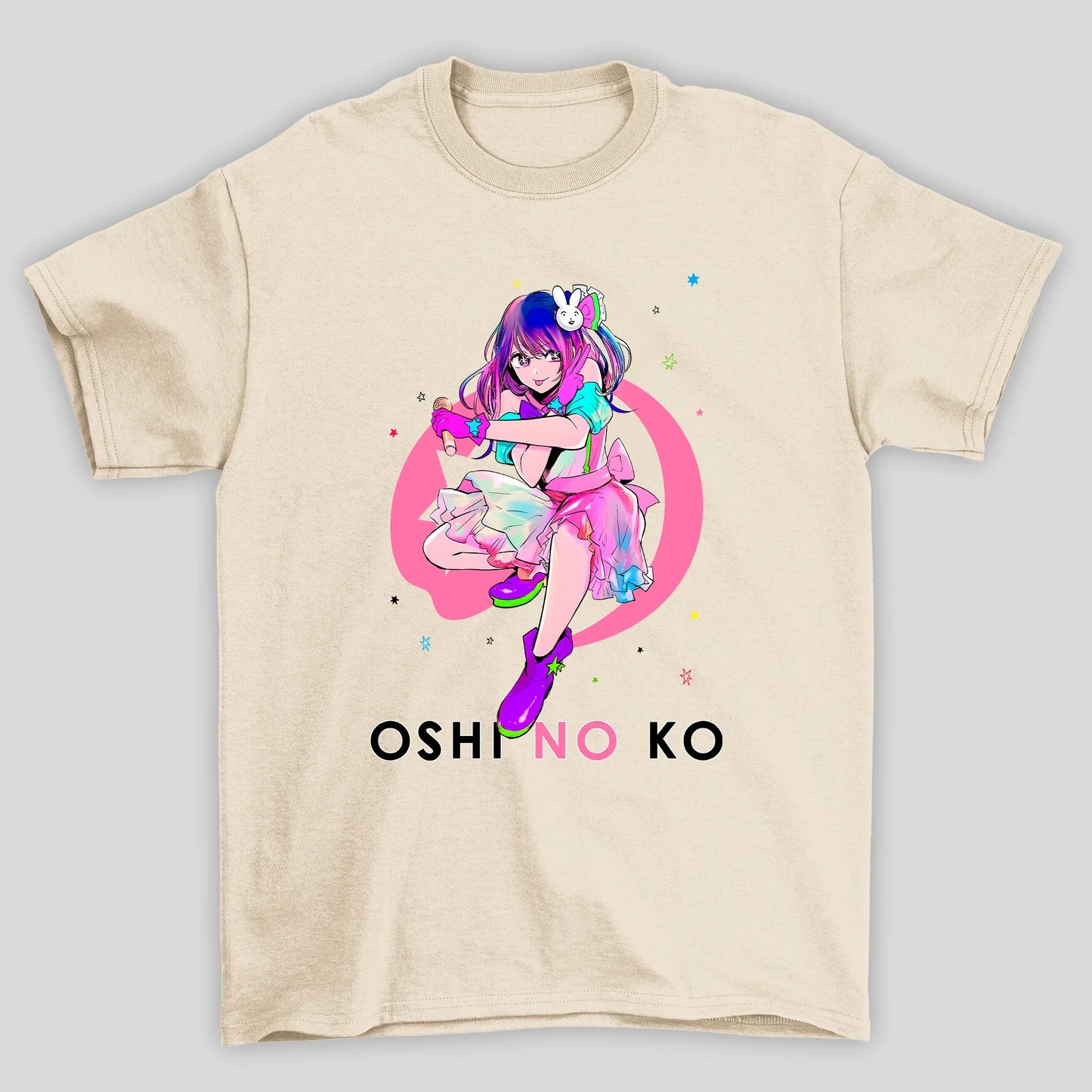 Camiseta Básica Unissex Poster Ai Hoshino Oshi No Ko