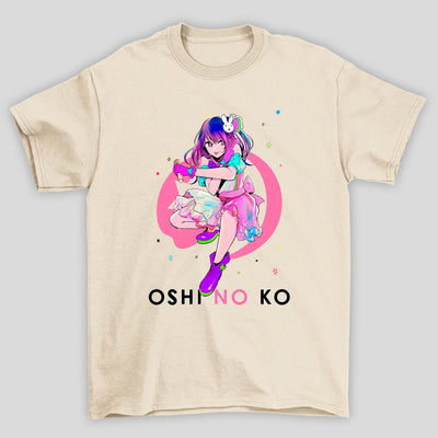 Camiseta Básica Unissex Poster Ai Hoshino Oshi No Ko