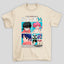 Camiseta Básica Unissex Personagens Quadrado Kanji Ranma