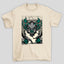Camiseta Básica Unissex Demon Slayer Inosuke Fumaça Verde