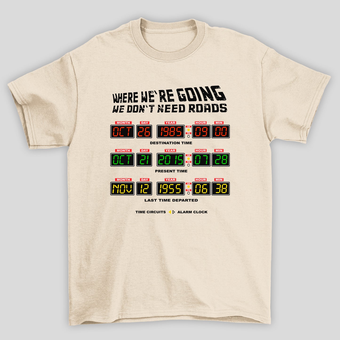 Camiseta Básica Unissex Timer Back To Future