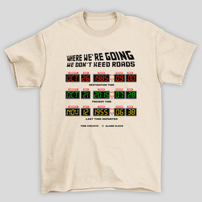 Camiseta Básica Unissex Timer Back To Future