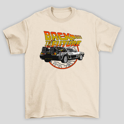 Camiseta Básica Unissex Delorean Traseira Back To Future