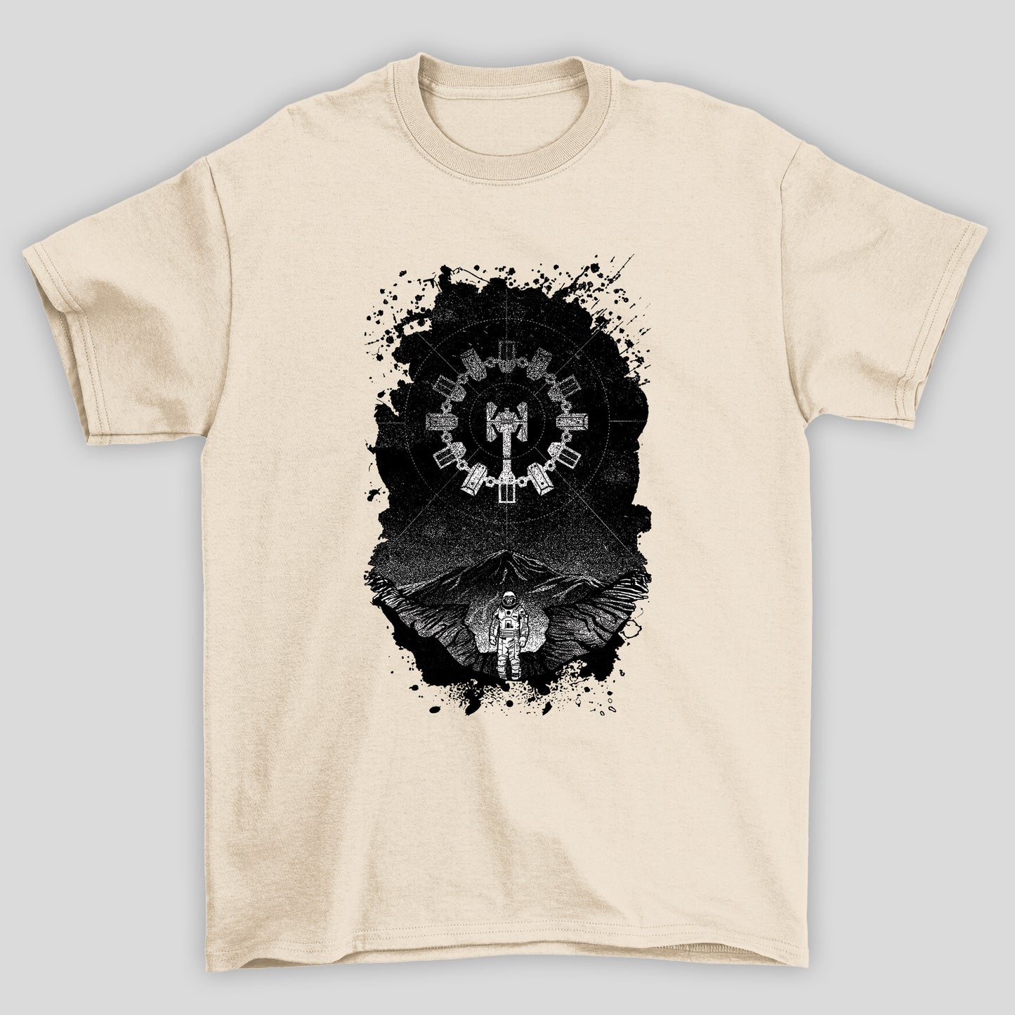 Camiseta Básica Unissex Art Estação Interestelar
