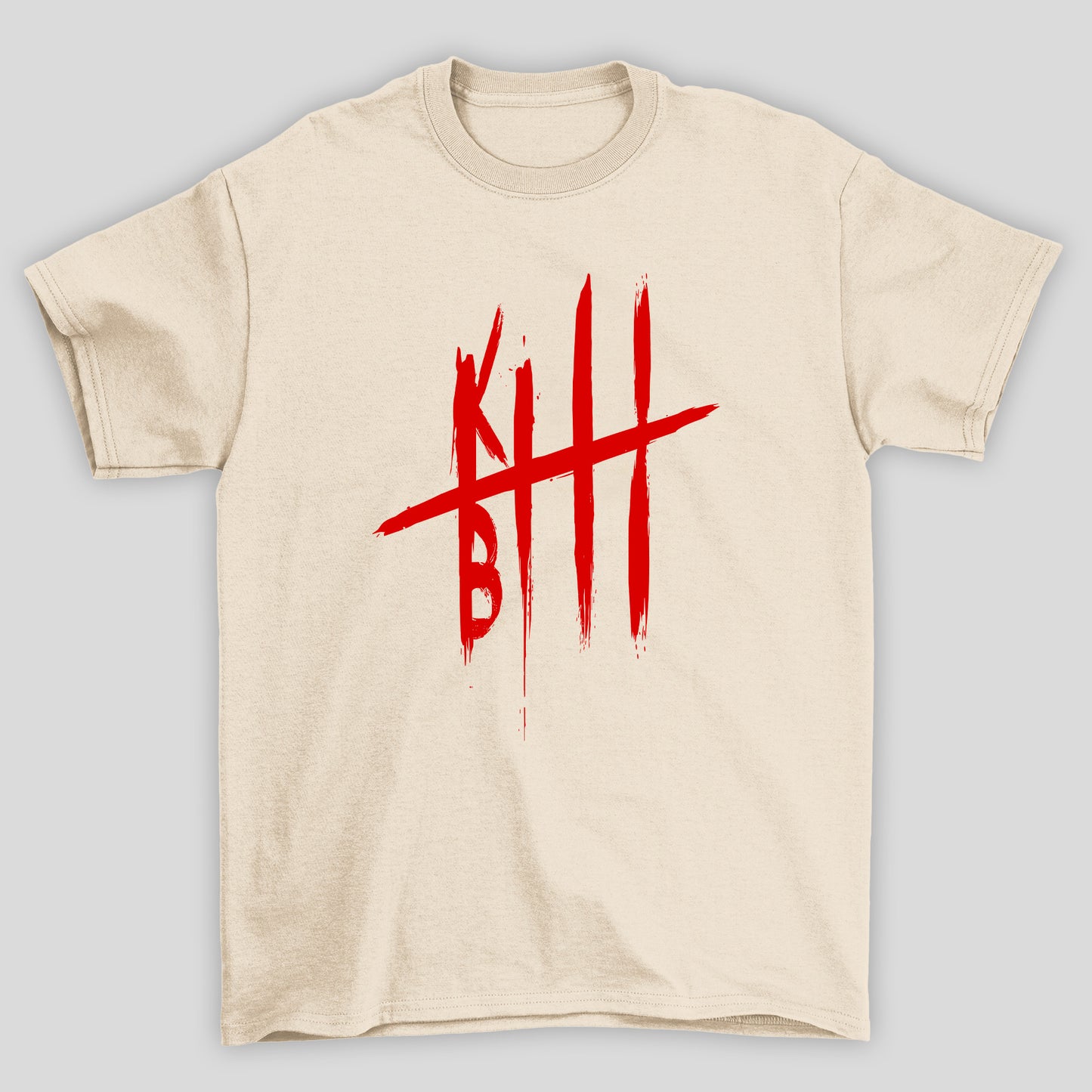 Camiseta Básica Unissex Kill Bill Logo Vermelho