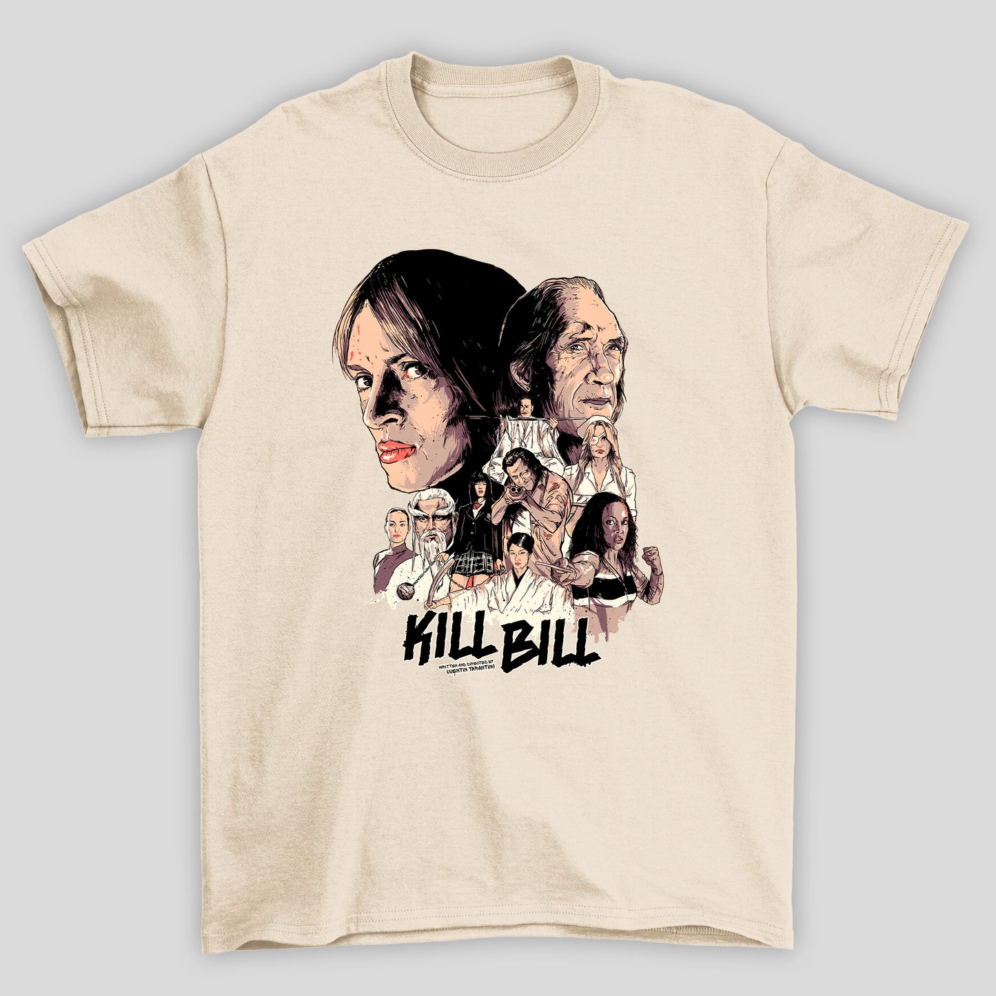 Camiseta Básica Unissex Kill Bill Personagens