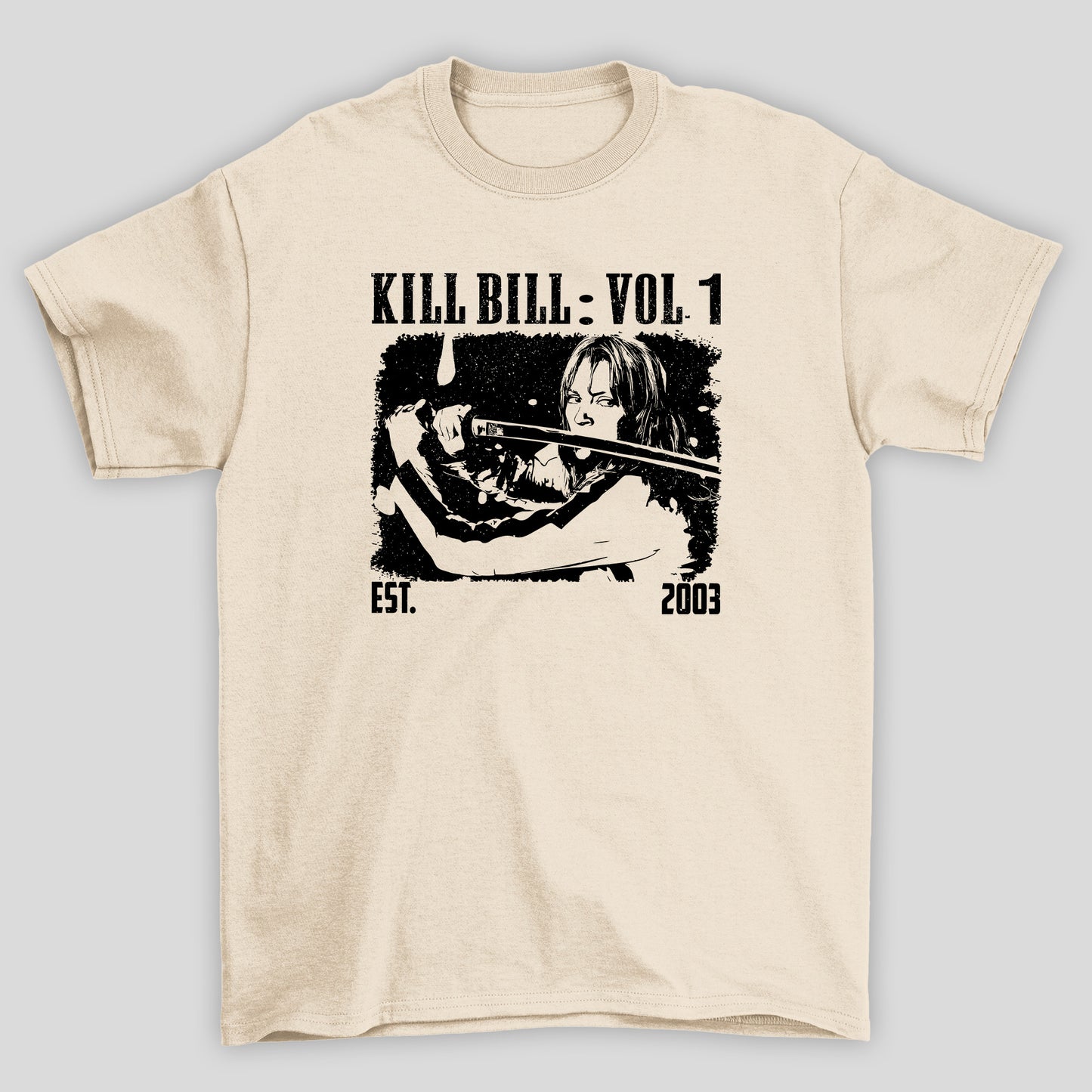 Camiseta Básica Unissex Kill Bill Est 2003 Pintura