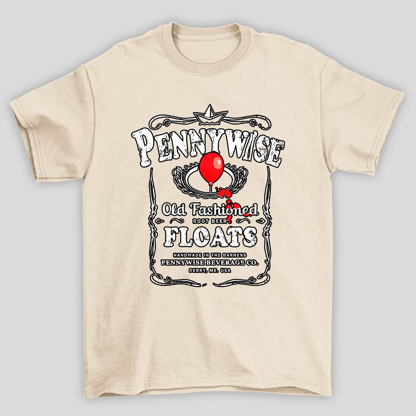 Camiseta Básica Unissex Pennywise Old Gashioned IT A Coisa